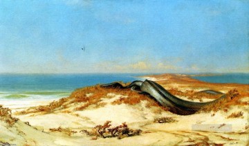 Elihu Vedder Painting - Lair of the Sea Serpent symbolism Elihu Vedder